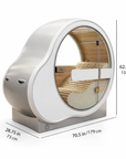 Oxy Chamber Infrared Home Sauna 1050W with Negative Air Ion