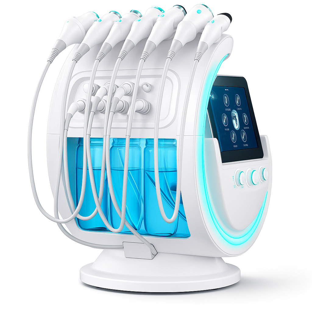 Theia Smart Ice Blue Magic Mirror Skin Analyzer Face Lifting Microdermoabrasion Oxygen Sprayer Hydrodermabrasion Deep cleaning Machine