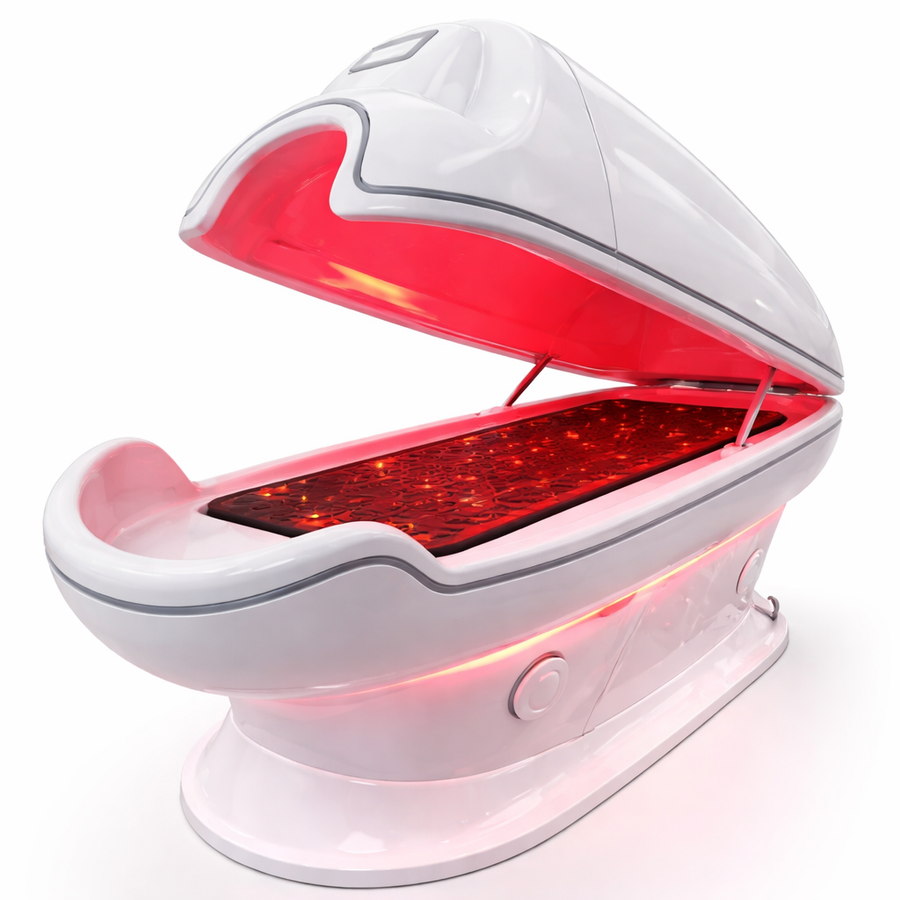 Theia Advanced Wellness Spa Capsule – LED Light, Infrared Heat, PEMF &