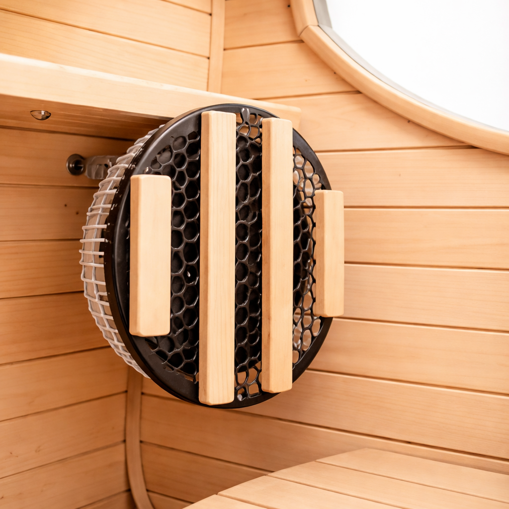 Oxy Chamber Infrared Home Sauna 1050W with Negative Air Ion
