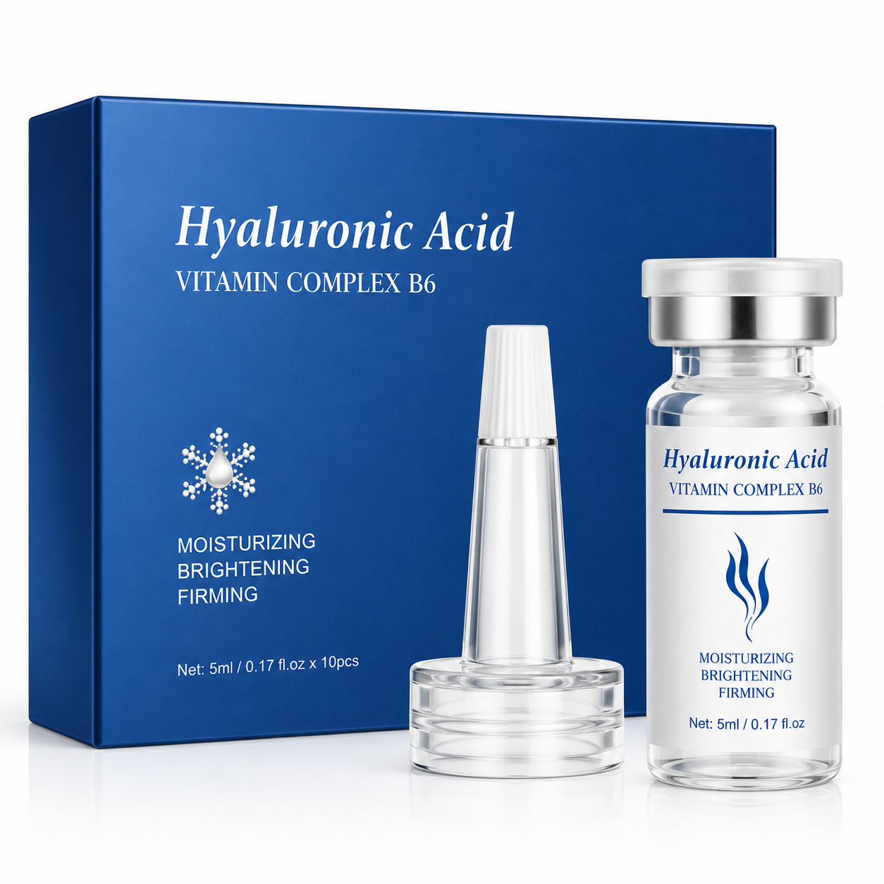 Hyaluronic Acid Freeze-Dried Facial Serum Set – Intensive Hydrating & Skin Conditioning Skincare Treatment (20pcs)