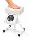 Pedicure Footrest with Dust Collector Fan – Adjustable Professional Nail Salon Leg Rest