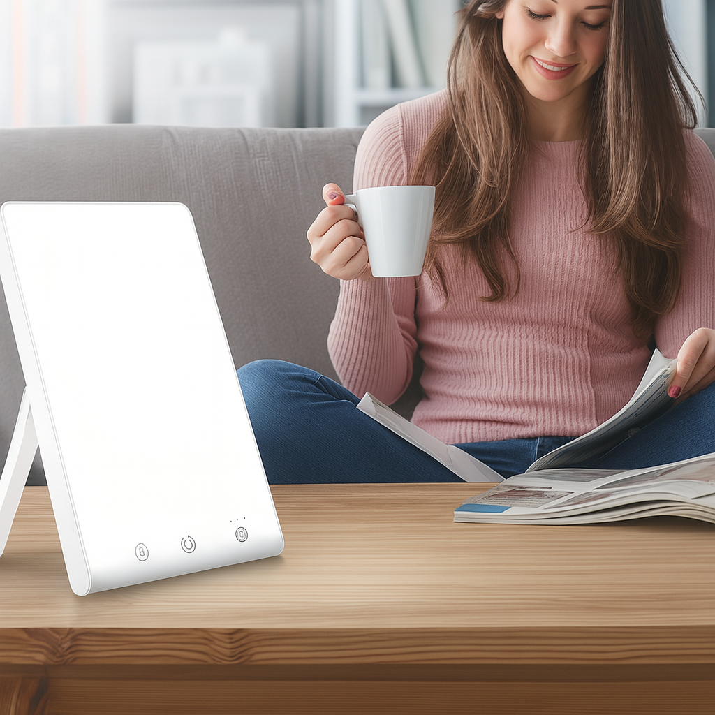 SAD Light Therapy Lamp 35000 Lux Seasonal Affective Disorder Therapy Lamp 3000K-6500K
