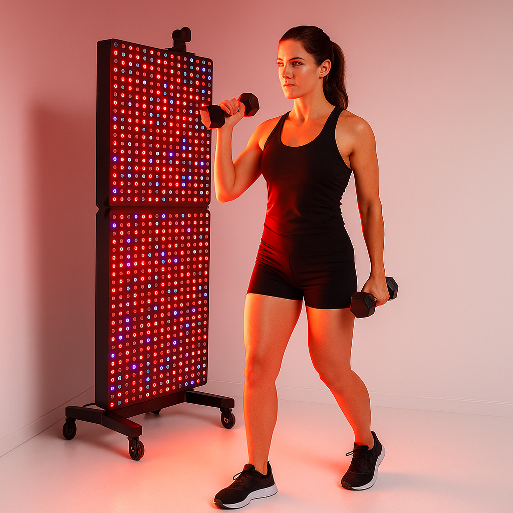 Theia LuxWavePro 7: The Biggest High Irradiance Full Body Red Light Therapy Panel for Optimal Fitness and Wellness