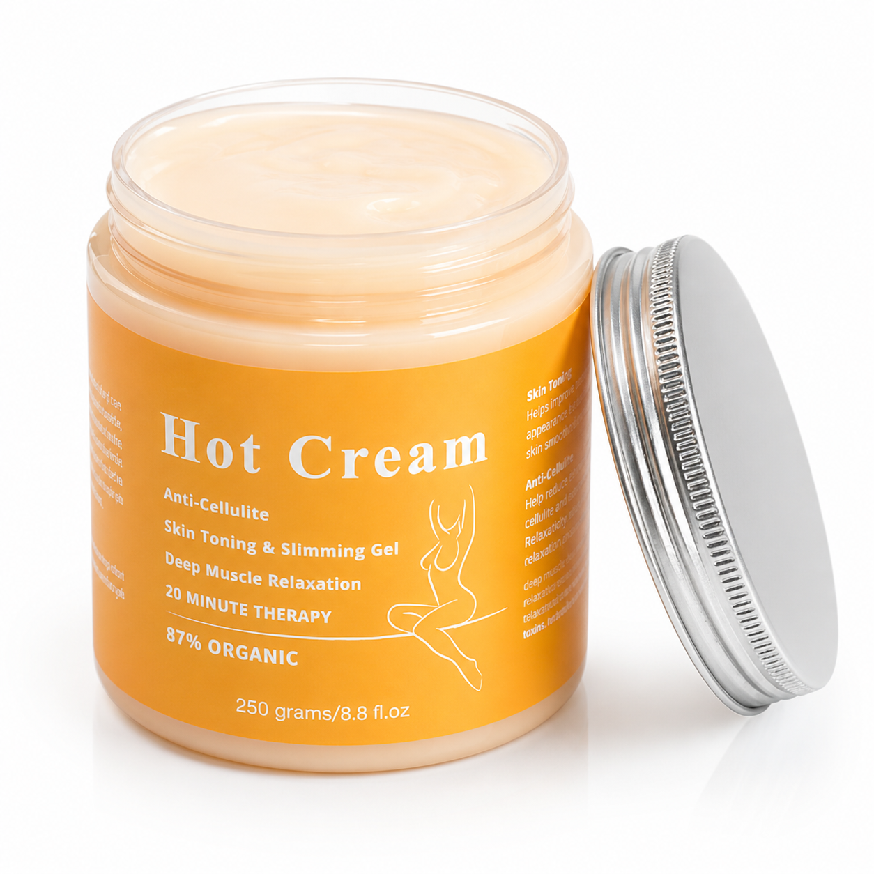 Weight Loss Hot Cream 250g Fat Burner Gel Belly Slimming Anti Cellulite Cream Body Massage