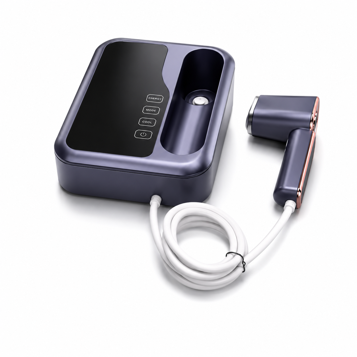 IPL Hair Removal Device with Sapphire Ice Cooling – 3-in-1 At-Home Laser Hair Removal Machine, 9 Energy Levels
