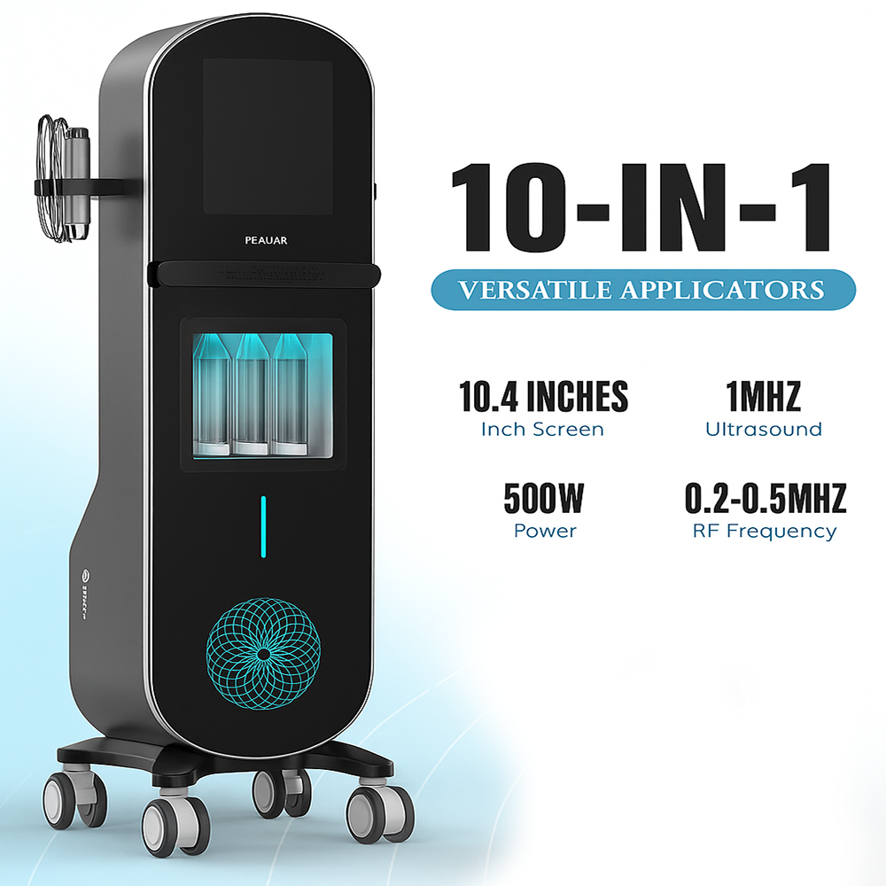 THEIA Aquastar 10-in-1 Microdermabrasion Hydro Facial Machine – Professional Skin Care & Deep Cleansing