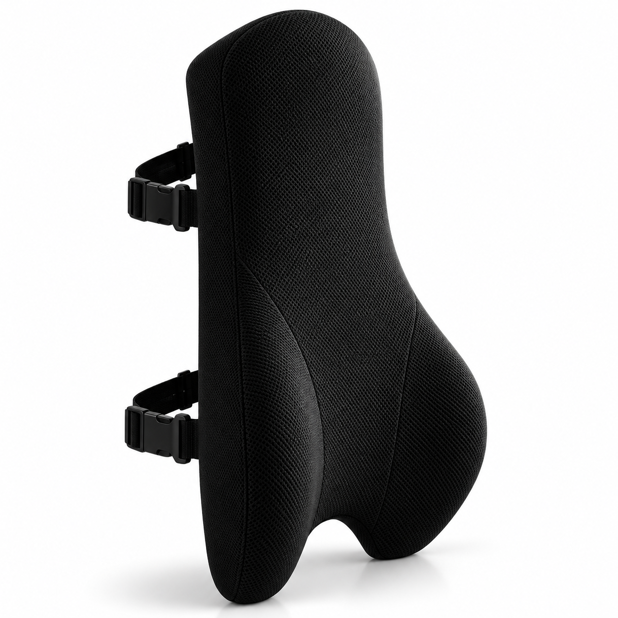 Ergonomic Full Back Memory Foam Lumbar Support Cushion – Adjustable Office Chair Back Pillow