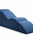 Ergonomic Corduroy Yoga Lounge Chair with Side Pocket and Support Cushions – Floor Recliner for Home Relaxation
