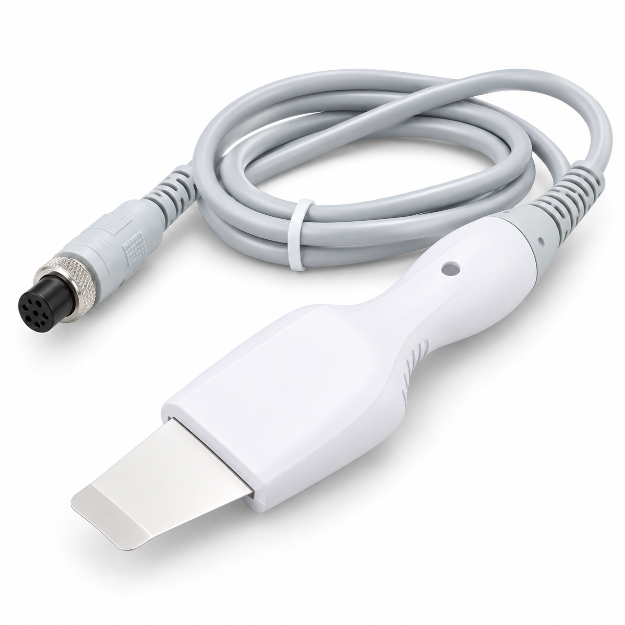 Ultrasonic Skin Scrubber Replacement Handpiece with Cable for Compatible Facial Machines