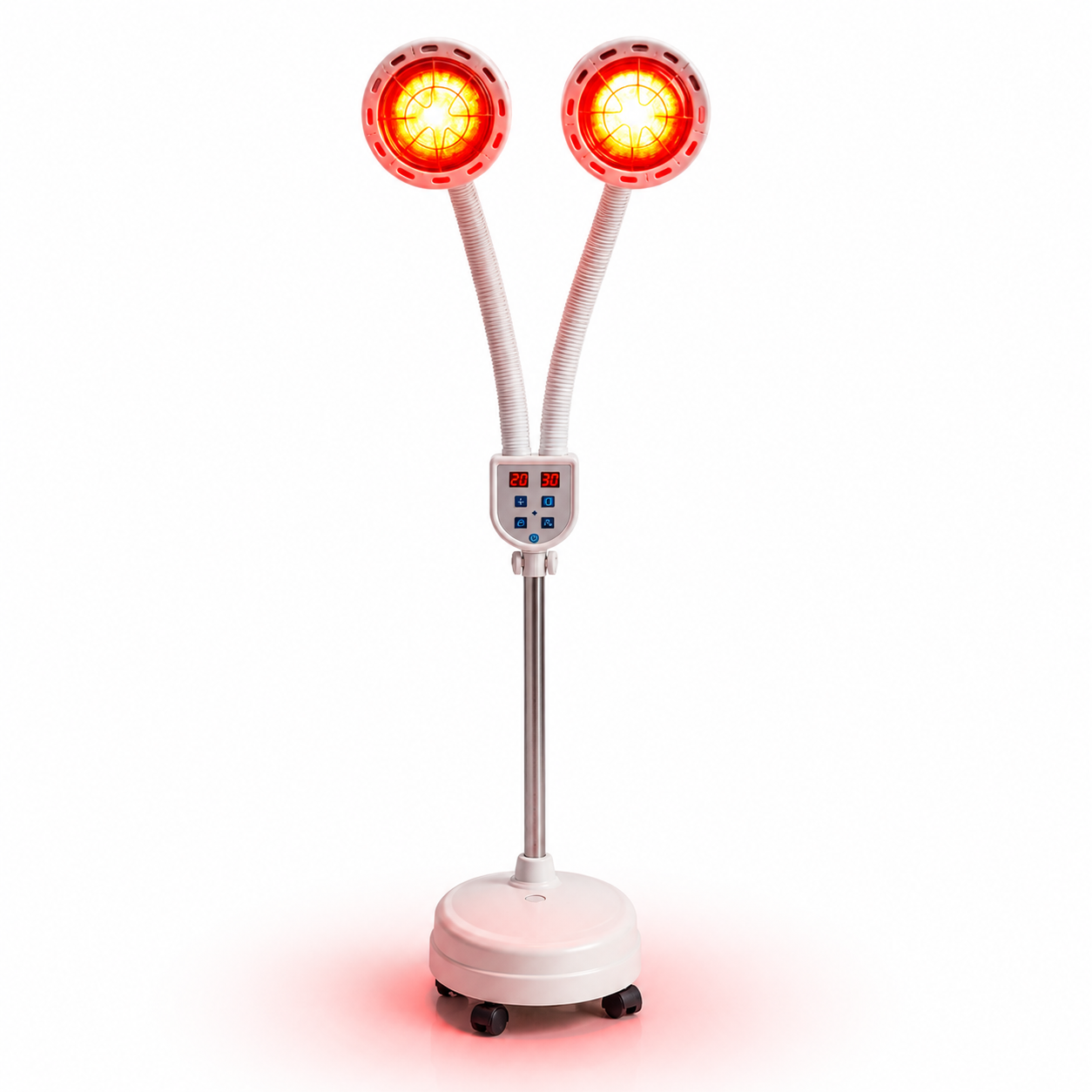 Theia Infrared Pro Dual Head Infrared Heat Therapy Lamp with Adjustable Stand