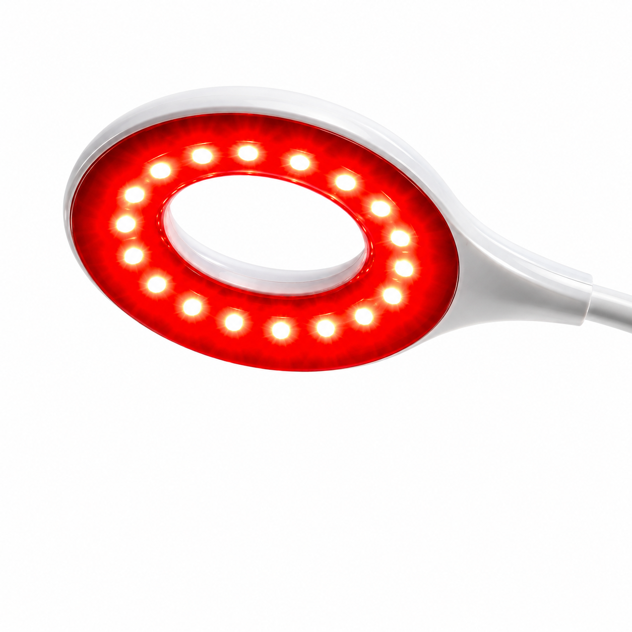 620nm Red Cordless Table Lamp – Dimmable LED Desk Light with 3 Brightness Levels