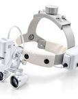 2.5X/3.5X Binocular Headband Magnifying Loupes with 5W LED Headlight