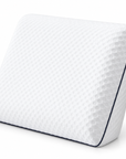 Ergonomic Memory Foam Bed Pillow – Ventilated Contour Sleeping Pillow with Washable Cover