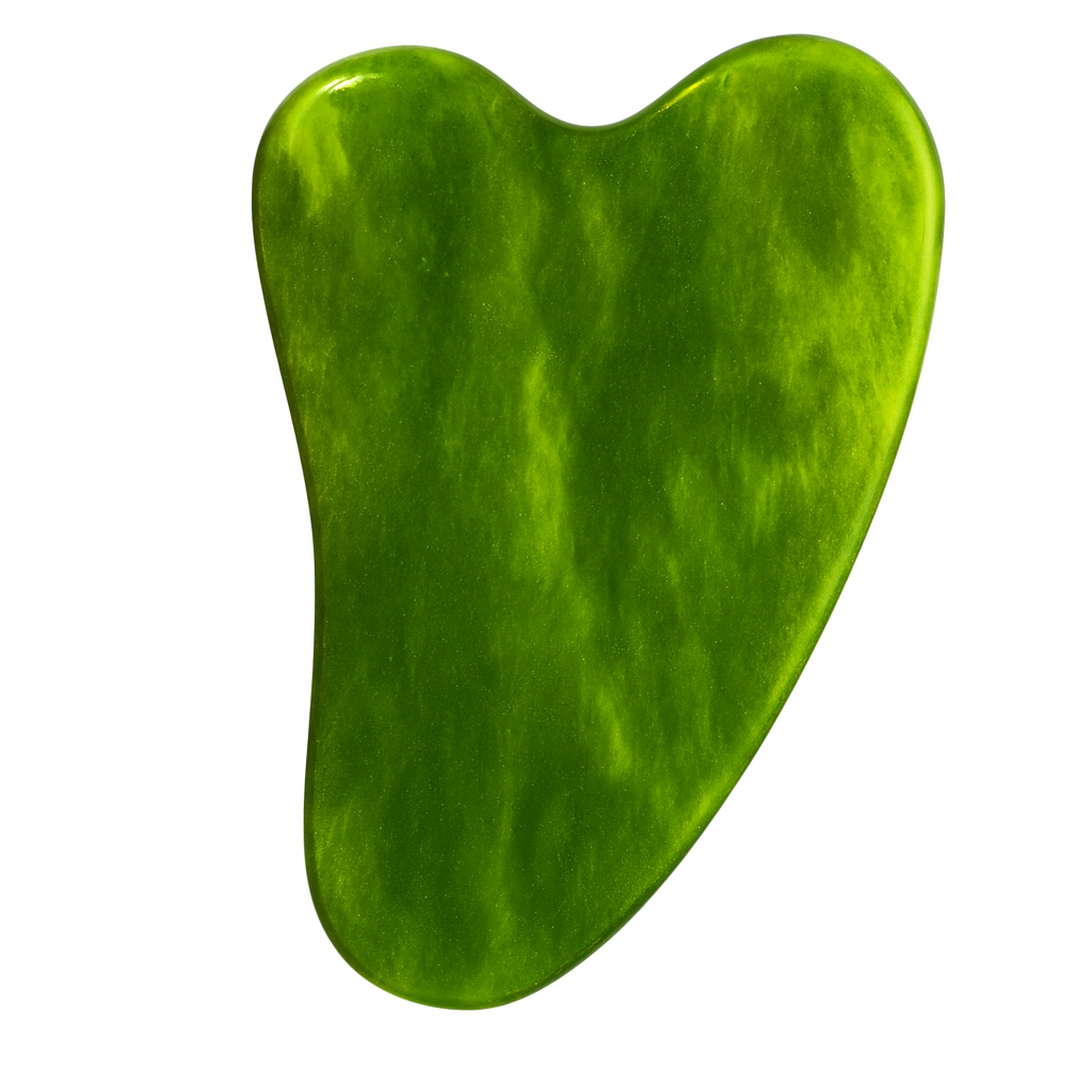 Theia Premium Natural Jade Beauty Set – Eye Mask, Face Roller & Gua Sha Scraper