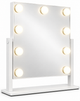 Professional LED Makeup Mirror with 3-Color Lighting, Detachable 10X Magnifying Mirror, Touch Control & 360° Rotation