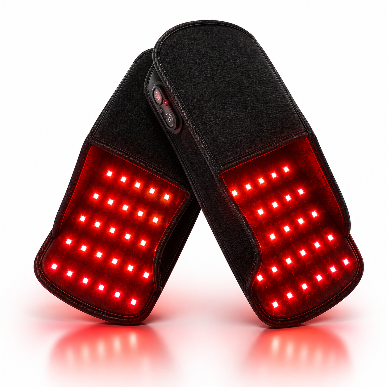 LED Red Light Foot Slippers 660nm 880nm Infrared Heated Foot Wrap with 90 LEDs