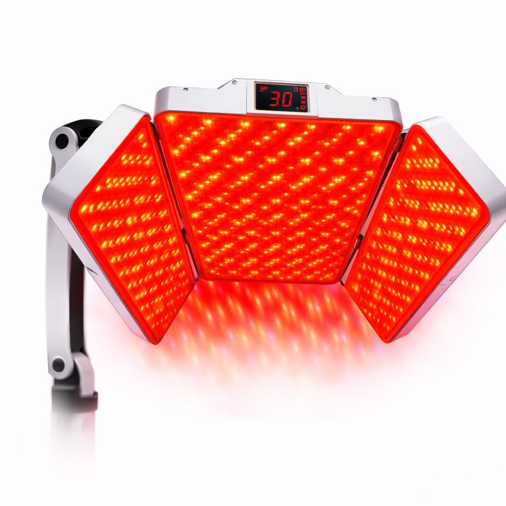 Professional LED Red Light Device – Flexible Multi-Panel Photon Light System for Face & Body | Beauty Equipment for Home & Studio Use
