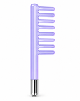 High Frequency Glass Comb Electrode – Purple Replacement Attachment for Scalp & Hair Beauty Devices