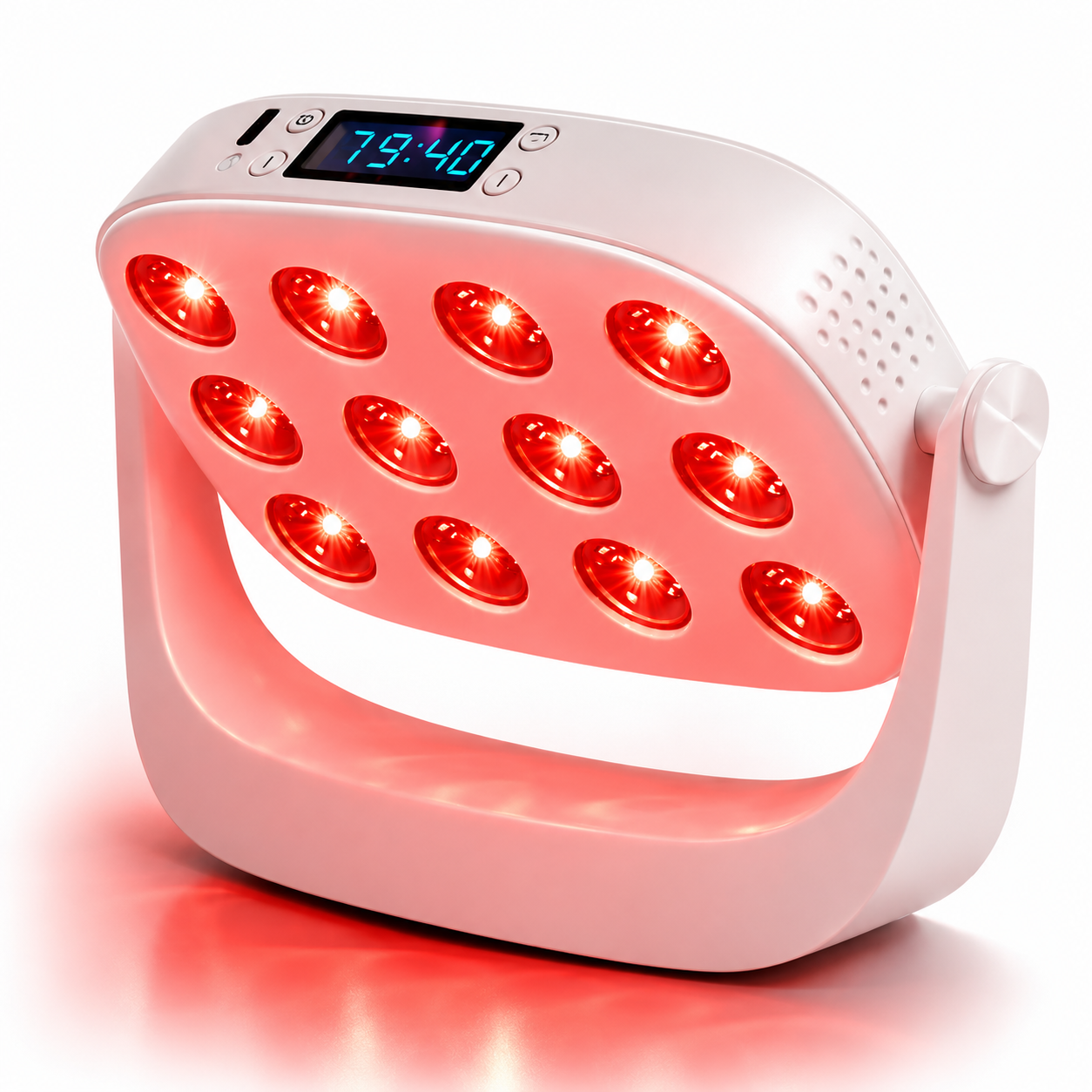 Compact Red & Near-Infrared LED Light Panel – 12 LEDs, 660nm & 850nm