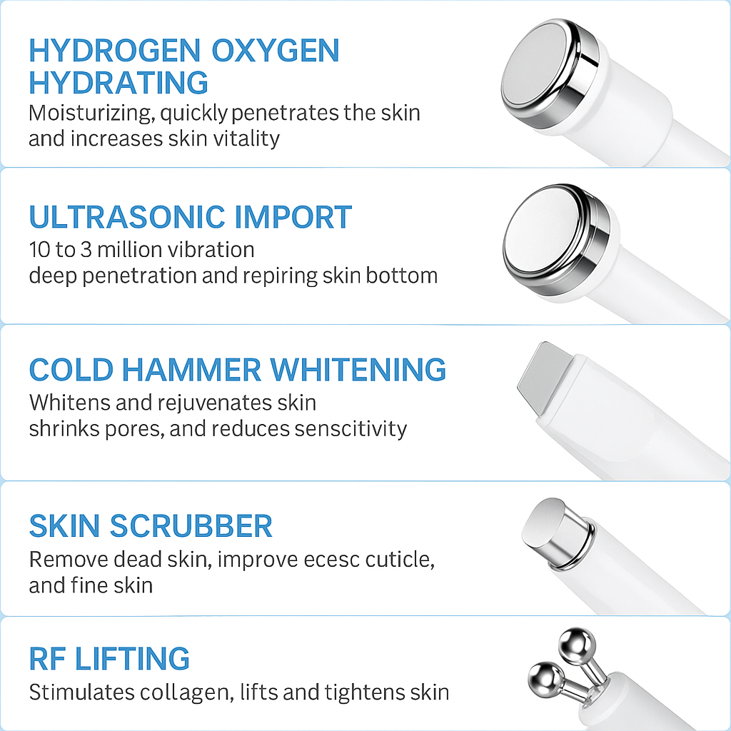 Theia Professional 6 in 1 Hydro Dermabrasion Machine