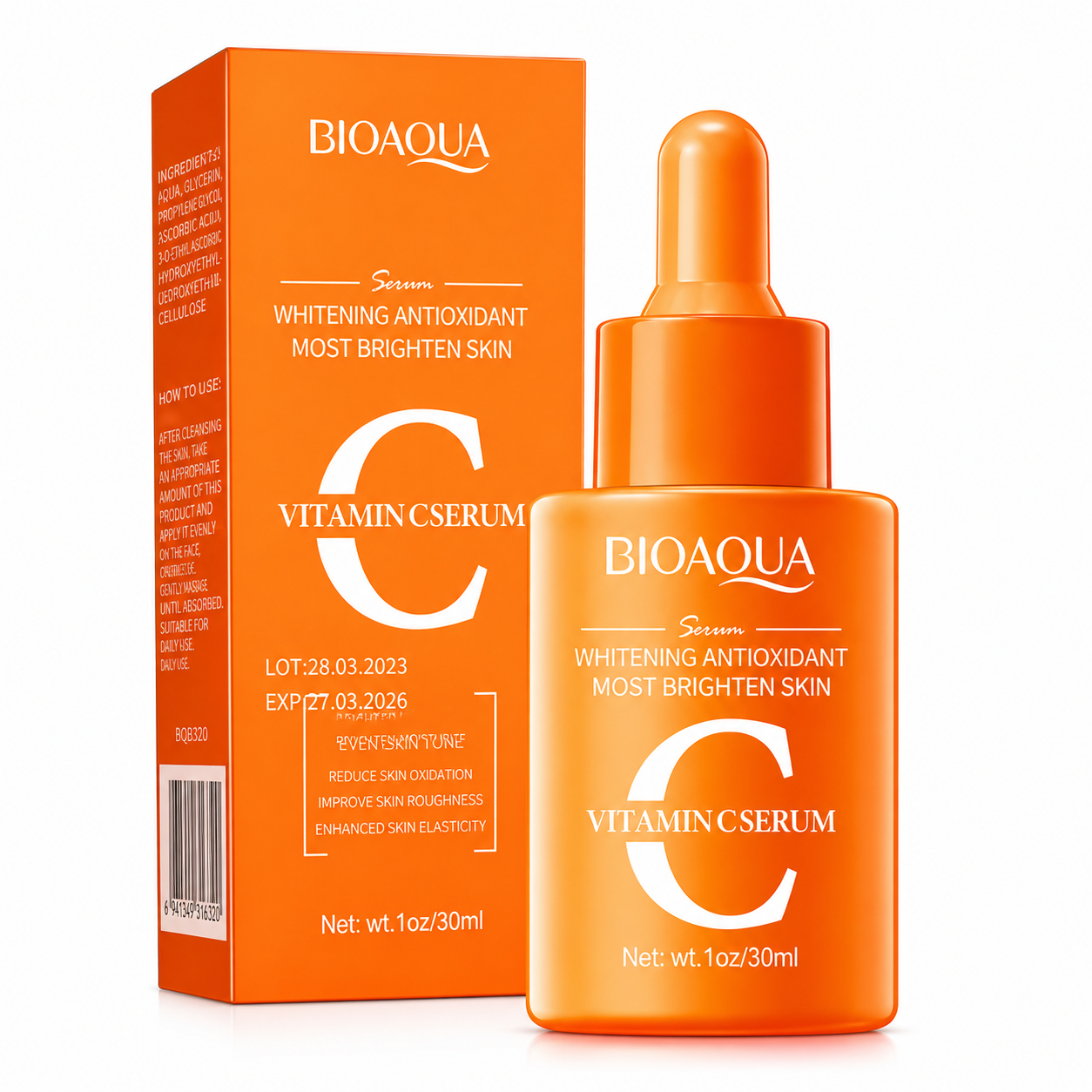 HydraGlow 3 Serum Set – Vitamin C, Retinol & Hyaluronic Acid Facial Ampoules for Hydration, Glow & Smoother Skin