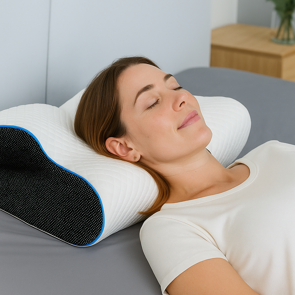 THEIA Ultimate Sleep Pro – Ergonomic Memory Foam Pillow for Neck Support & Spine Alignment