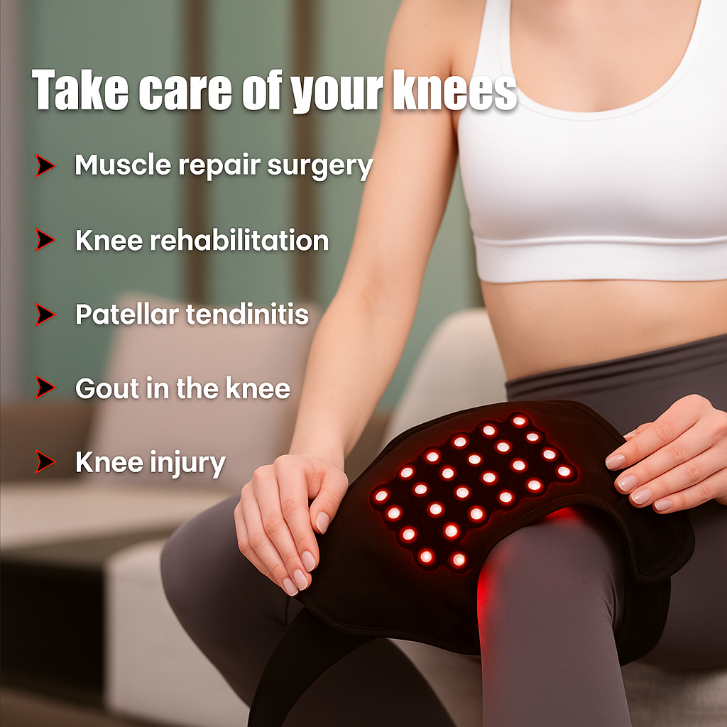 Theia Red Wave Knee Pro Red & Infrared Therapy Wrap: Advanced Joint Care