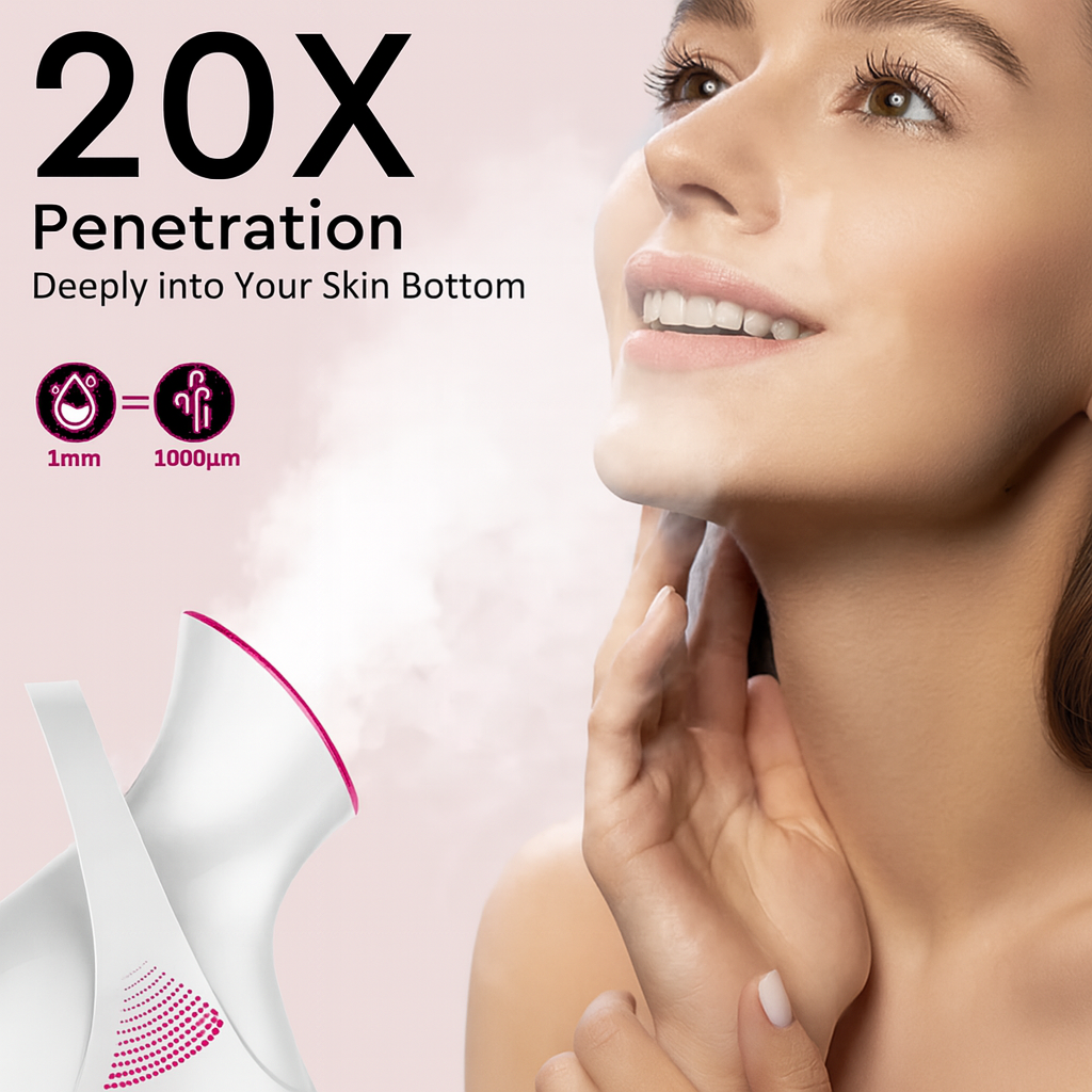 Theia Ionic Facial Pro – Nano Ionic Hydro-Mist Steamer for Deep Hydration & Glowing Skin