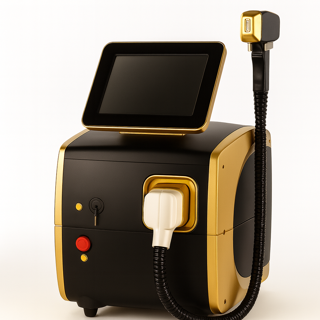 Professional 3-Wavelength 808nm Diode Laser Hair Removal Machine