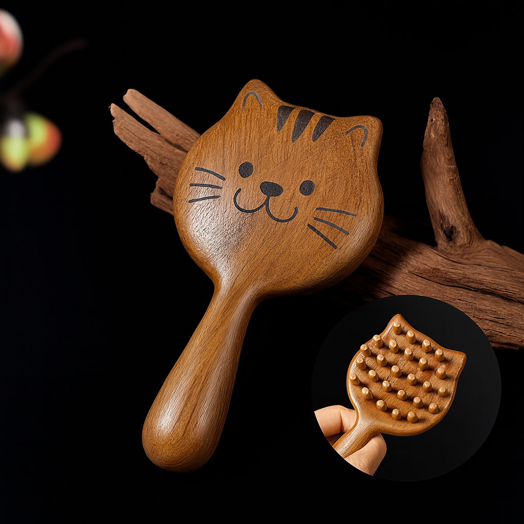 Theia Prestige Sandalwood Guasha Comb