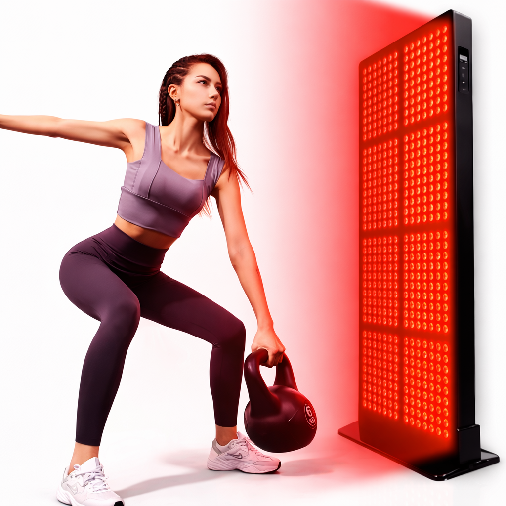 MP2400 – Portable Full Body Red & Near-Infrared Light Panel | 660nm & 850nm Dual Wavelength