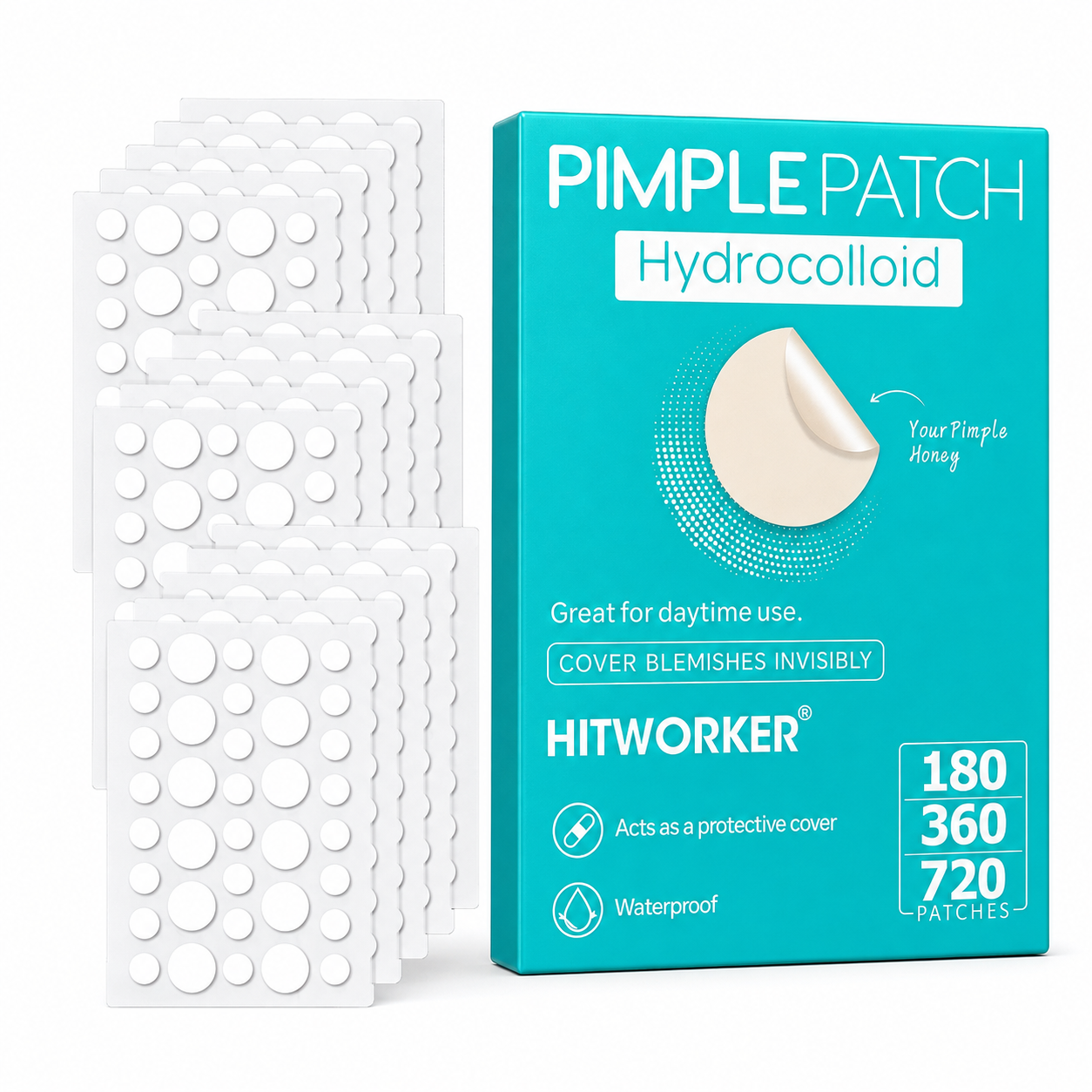 360 Hydrocolloid Blemish Patches