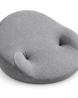 Meditation Floor Cushion with Integrated Back Support – Ergonomic Gray Yoga Sitting Pillow