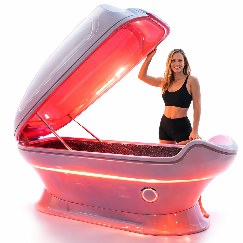 Theia Advanced Wellness Spa Capsule – LED Light, Infrared Heat, PEMF & Multi-Therapy Beauty Device