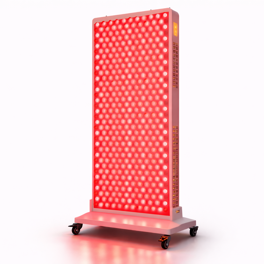 Red Light Therapy Panel – 432 LEDs, Touch Screen, 8 Wavelengths | Elite Red Light Therapy