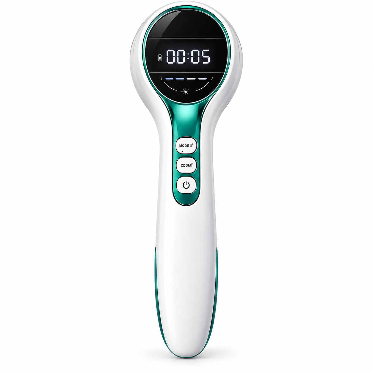 Portable 650nm Red Light & 808nm Near-Infrared Therapy Wand with 17 Light Sources, LCD Display & Adjustable Timer