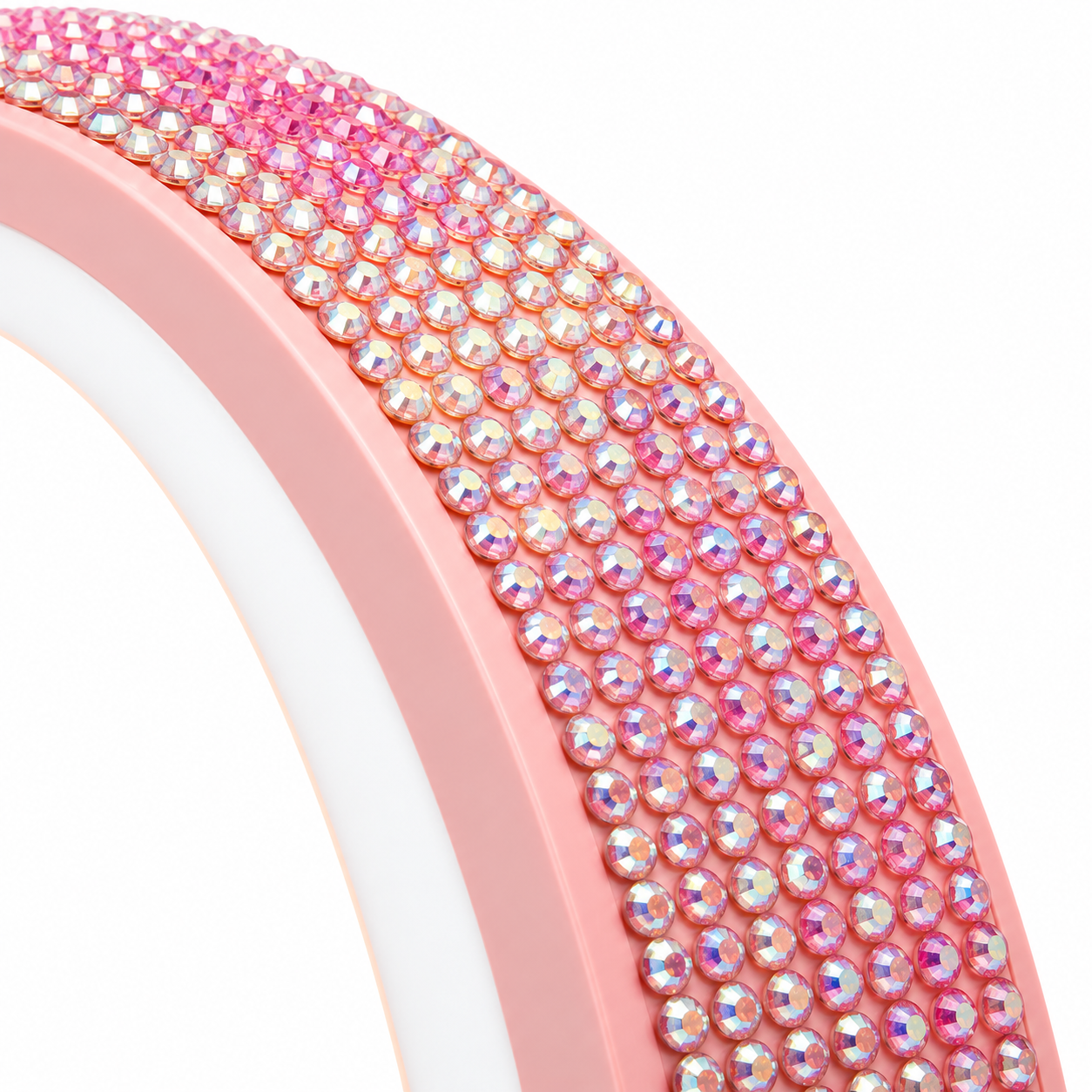 Luxury Crystal LED Nail Arch Lamp – 15W, 224 LEDs, 3-Color Professional Manicure Lighting
