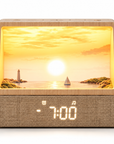 Sunrise Wake-Up Light Alarm Clock with White Noise, Night Light & Digital Clock