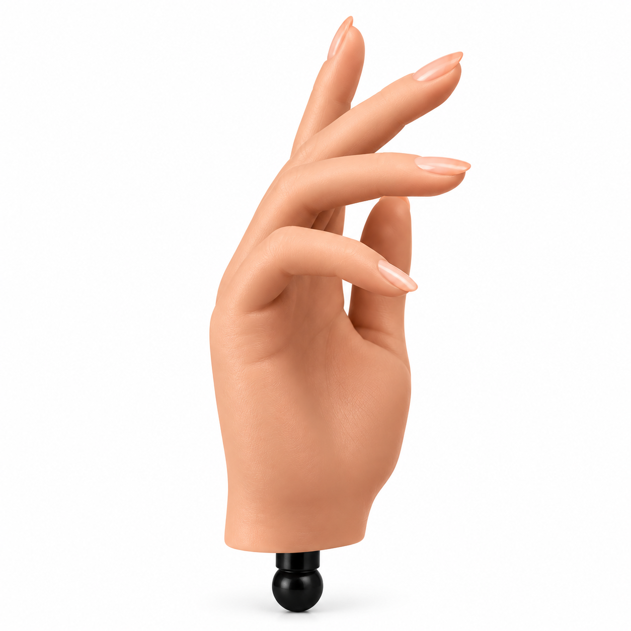 Professional Silicone Practice Hand for Acrylic Nails – Flexible Nail Training Hand