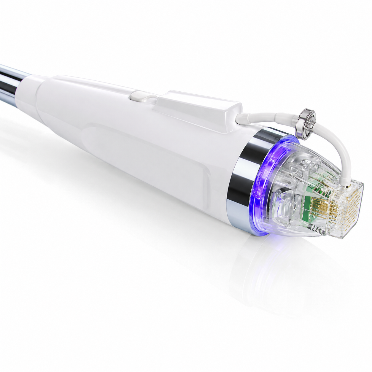 RF Microneedling Replacement Cartridge (10 Pins, 25 Pins, 64 Pins, Nano Crystal) with Disposable Connection Tube for Fractional RF Microneedling Machine