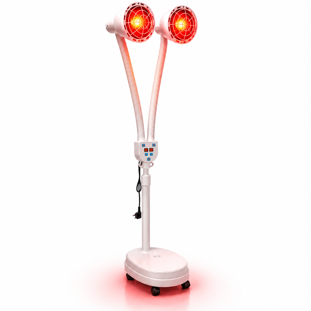 Theia Infrared Pro Dual Head Infrared Heat Therapy Lamp with Adjustable Stand
