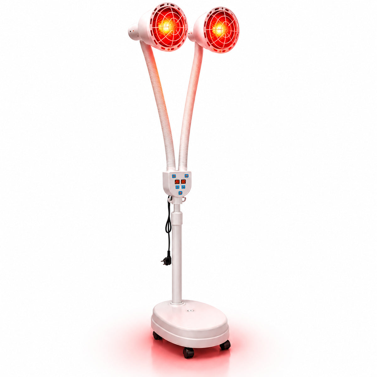 Theia Infrared Pro Dual Head Infrared Heat Therapy Lamp with Adjustabl