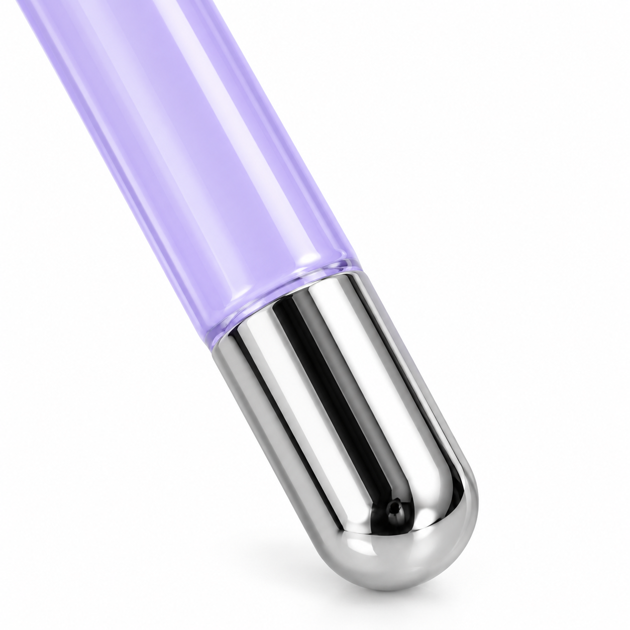 High Frequency Glass Comb Electrode – Purple Replacement Attachment for Scalp & Hair Beauty Devices
