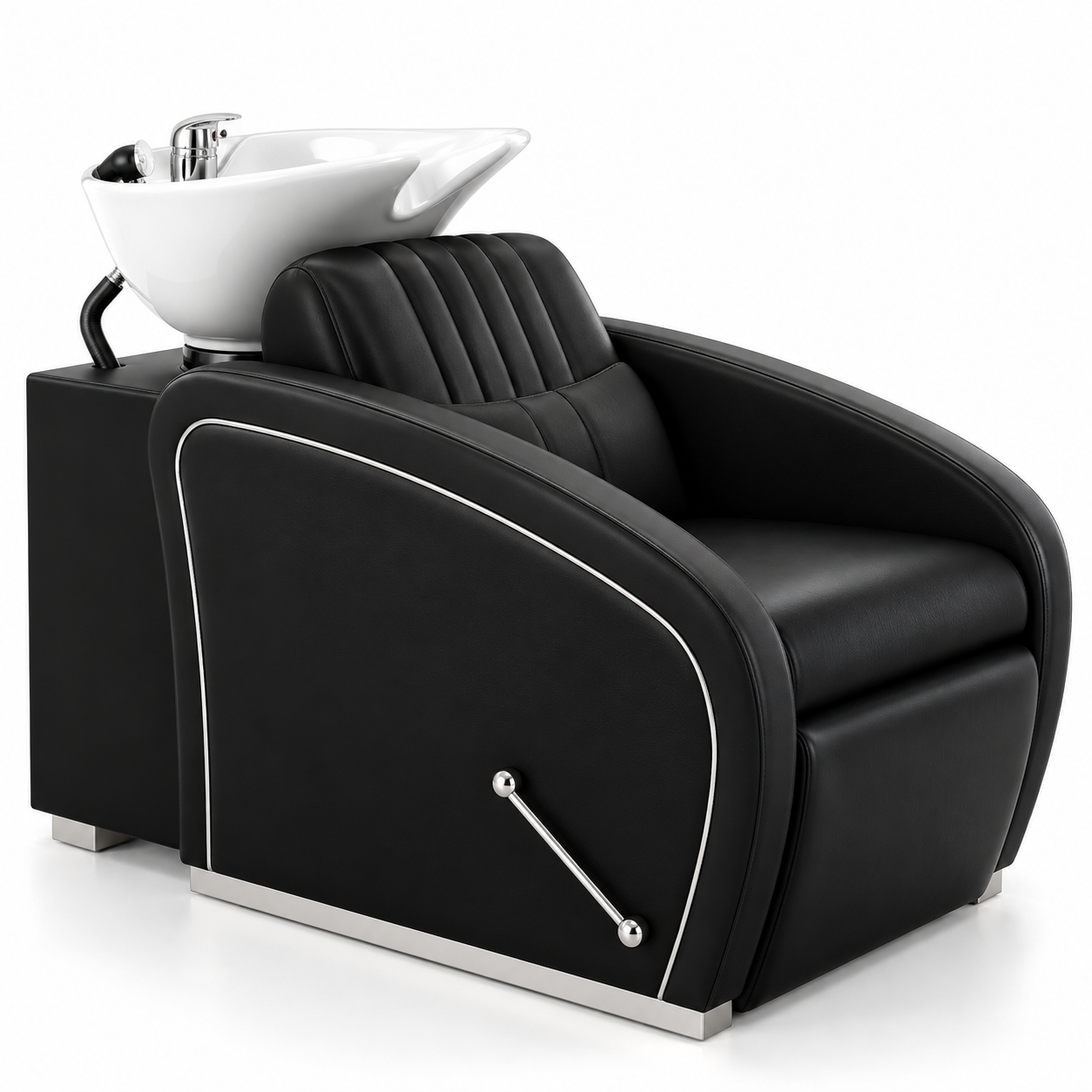 Luxury Backwash Shampoo Chair with Ceramic Basin
