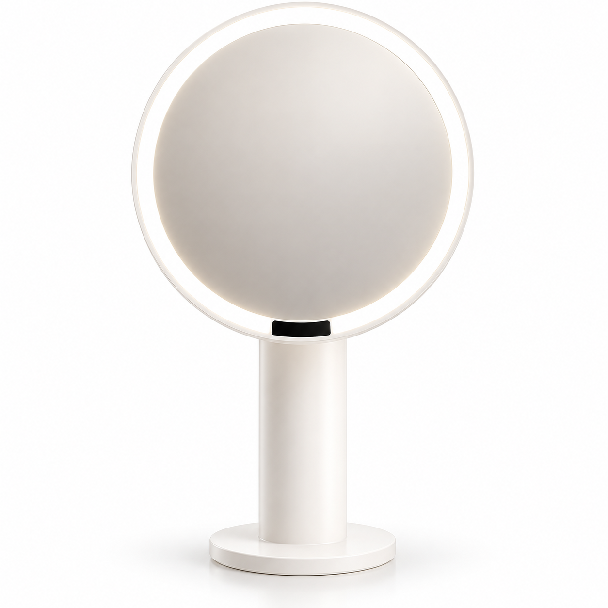 Premium LED Makeup Mirror with 3-Color Lighting, Stepless Dimming, 4800mAh Battery & 0–90° Adjustable Stand