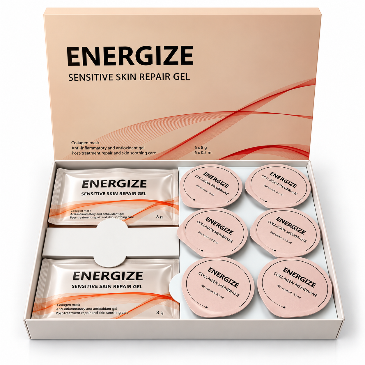 Energize & Protect Professional Skincare Gel Set for Facial Beauty Treatments