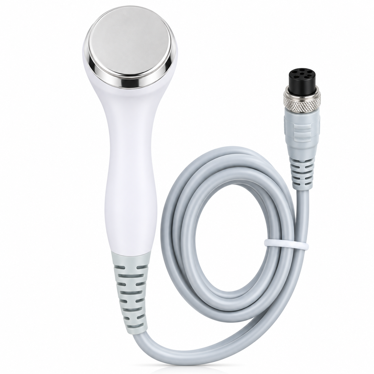 Flat Probe Ultrasonic Replacement Handpiece with Cable for Compatible Facial Machines