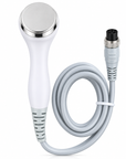 Flat Probe Ultrasonic Replacement Handpiece with Cable for Compatible Facial Machines