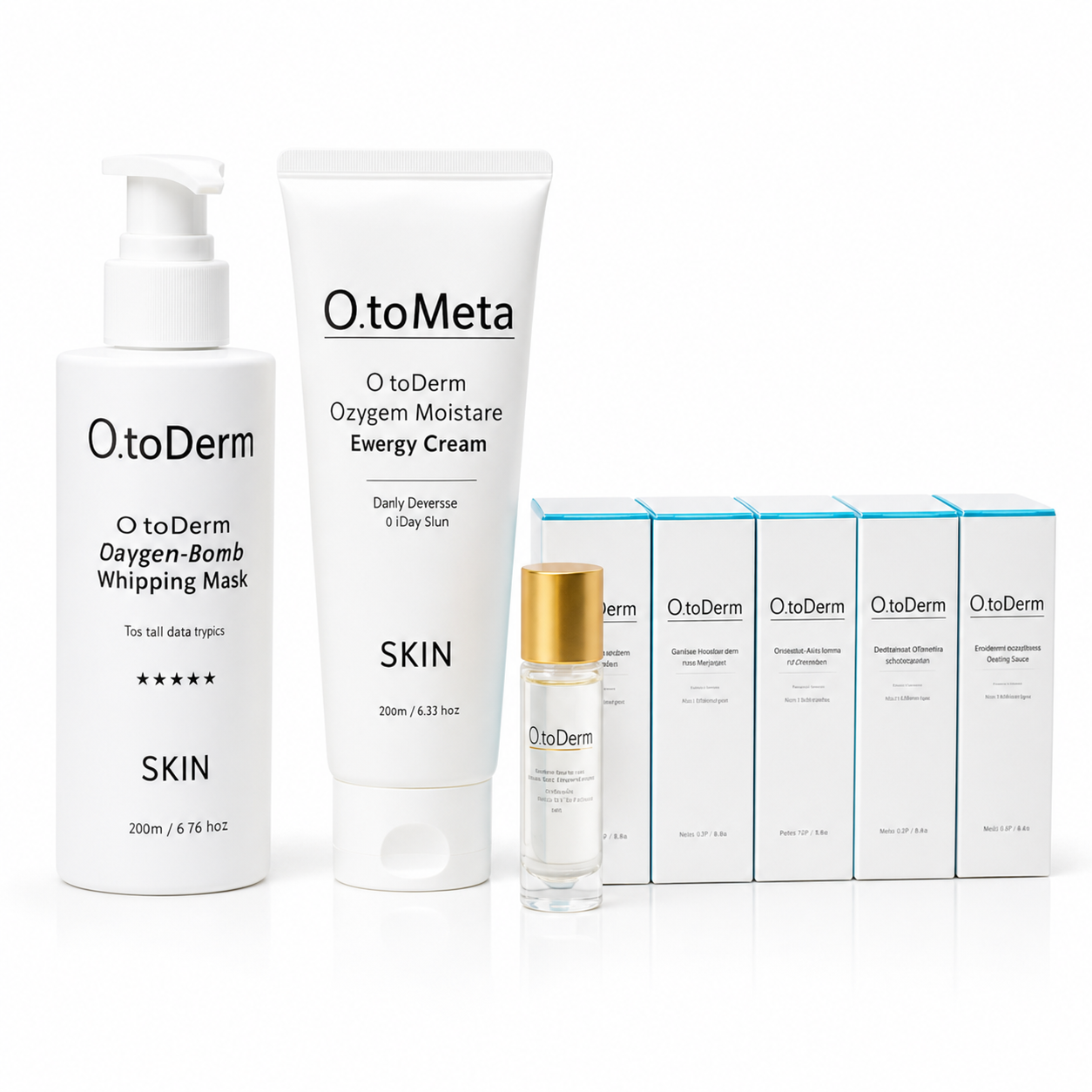 O2Derm Complete Oxygen Facial Set – Professional O2toDerm Skincare System